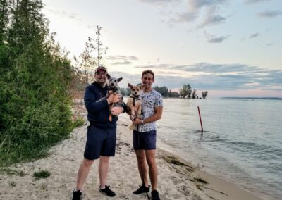 Alex & AJ smiling together