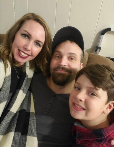 Marc & Jennifer at home