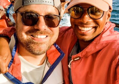 Armand & Josh smiling together