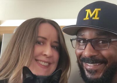 Missy & Andre relaxing